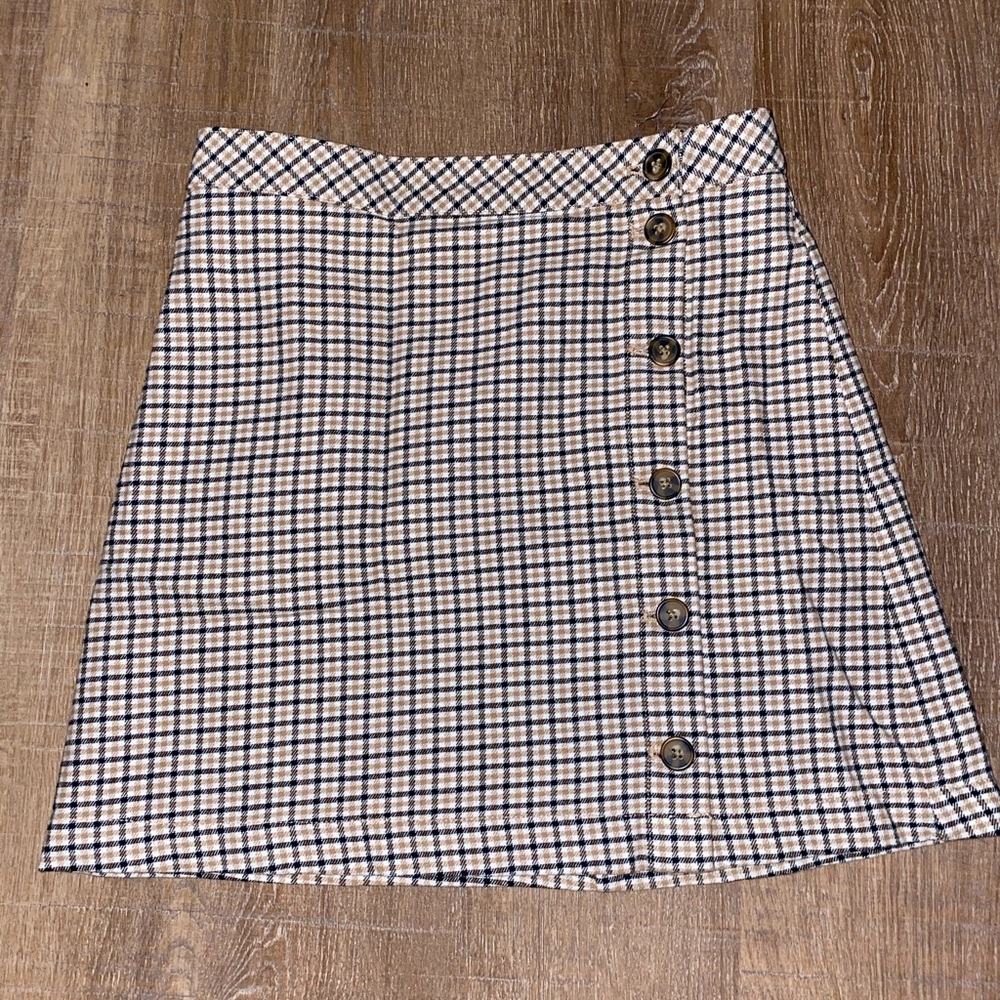 H&M plaid skirt!